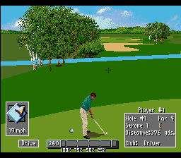 PGA Tour '96 (Europe) In game screenshot